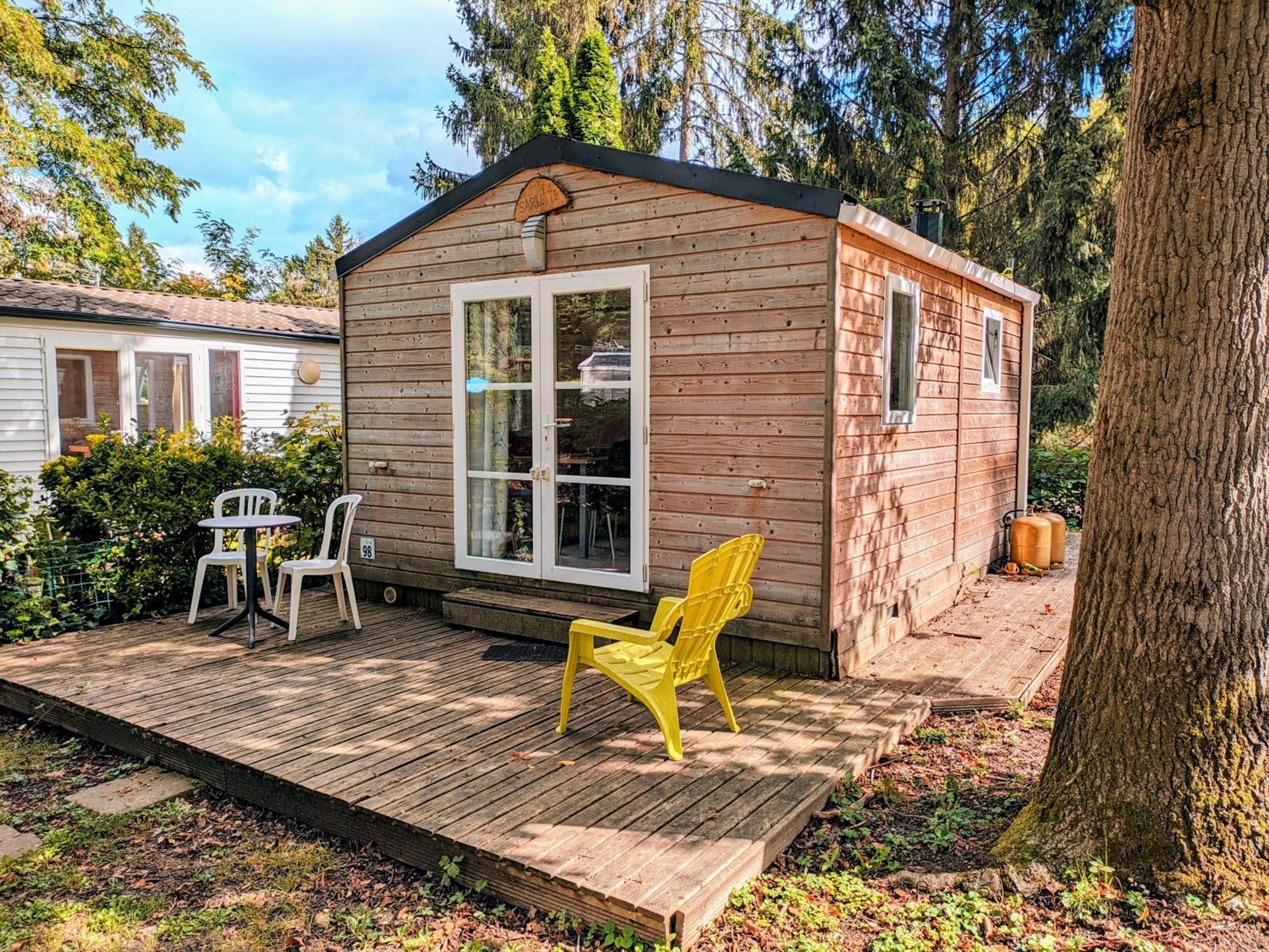 Camping Le Pre Des Moines Жувьё Номер фото